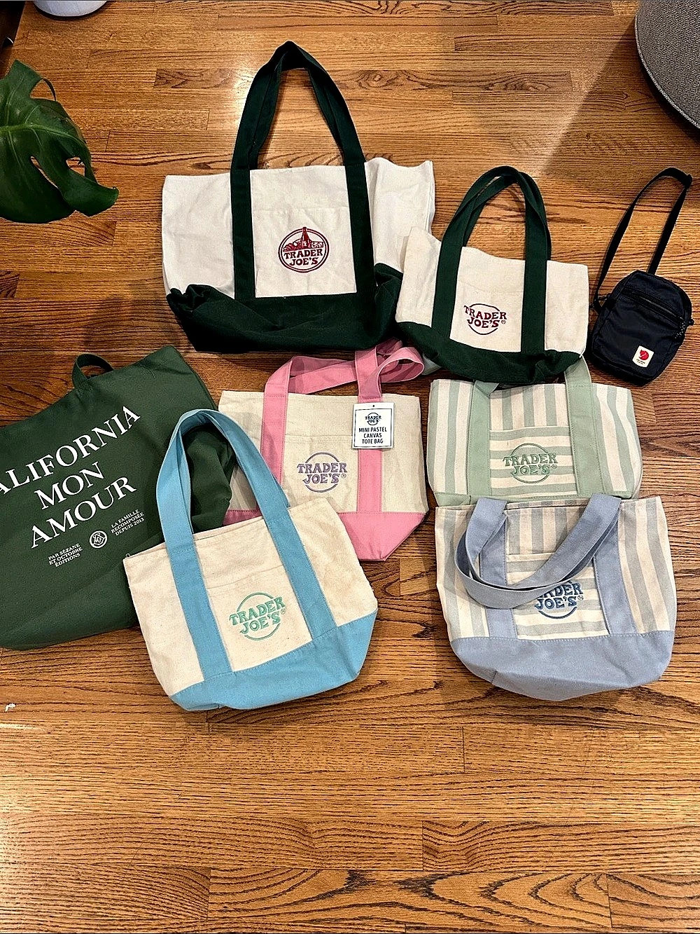 Trader Joe's and Sezane totes! Each is $10 or 3 for $20